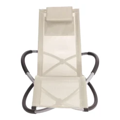 Sonnenliege Schaukelstuhl SAMANA beige