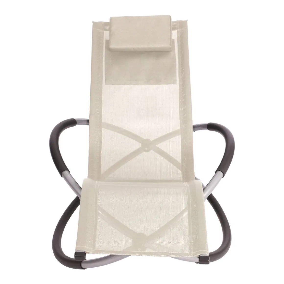 Sonnenliege Schaukelstuhl SAMANA beige