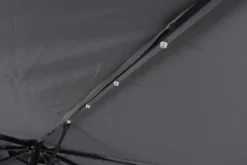 Sonnenschirm Ampelschirm BAY mit LED 350 cm anthrazit