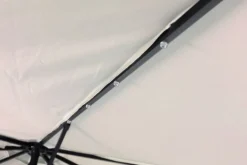 Sonnenschirm Ampelschirm BAY mit LED 350 cm weiss