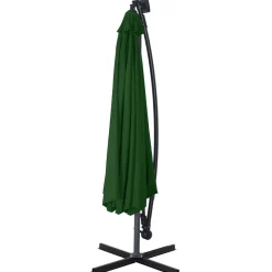 Sonnenschirm Ampelschirm BAY mit LED 350 cm grün