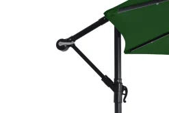 Sonnenschirm Ampelschirm BAY mit LED 300 cm grün