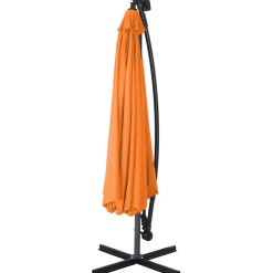 Sonnenschirm Ampelschirm BAY mit LED 350 cm orange