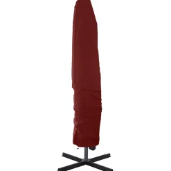 Sonnenschirm Ampelschirm BAY mit LED 350 cm rot
