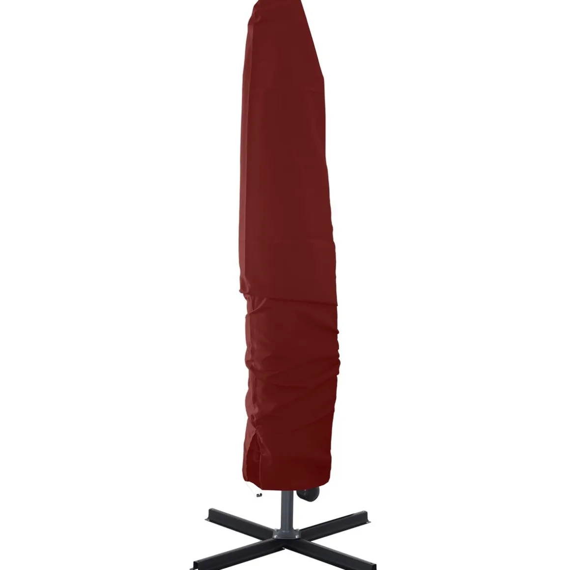 Sonnenschirm Ampelschirm BAY mit LED 350 cm rot