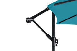 Sonnenschirm Ampelschirm BAY mit LED 300 cm blau