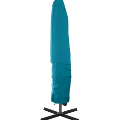 Sonnenschirm Ampelschirm BAY mit LED 300 cm blau