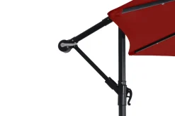 Sonnenschirm Ampelschirm BAY mit LED 300 cm rot