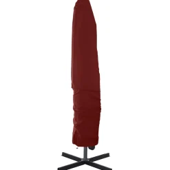 Sonnenschirm Ampelschirm BAY mit LED 300 cm rot