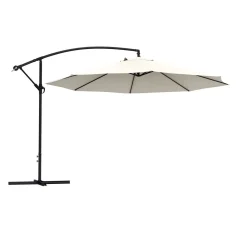 Sonnenschirm Ampelschirm SUN 350 cm weiss