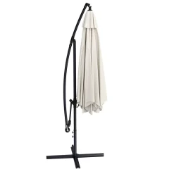 Sonnenschirm Ampelschirm SUN 350 cm weiss