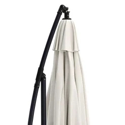 Sonnenschirm Ampelschirm SUN 350 cm weiss