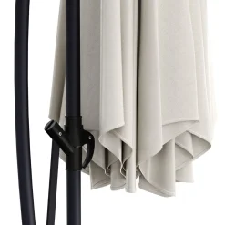 Sonnenschirm Ampelschirm SUN 350 cm weiss