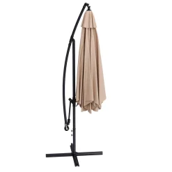 Sonnenschirm Ampelschirm SUN 300 cm braun