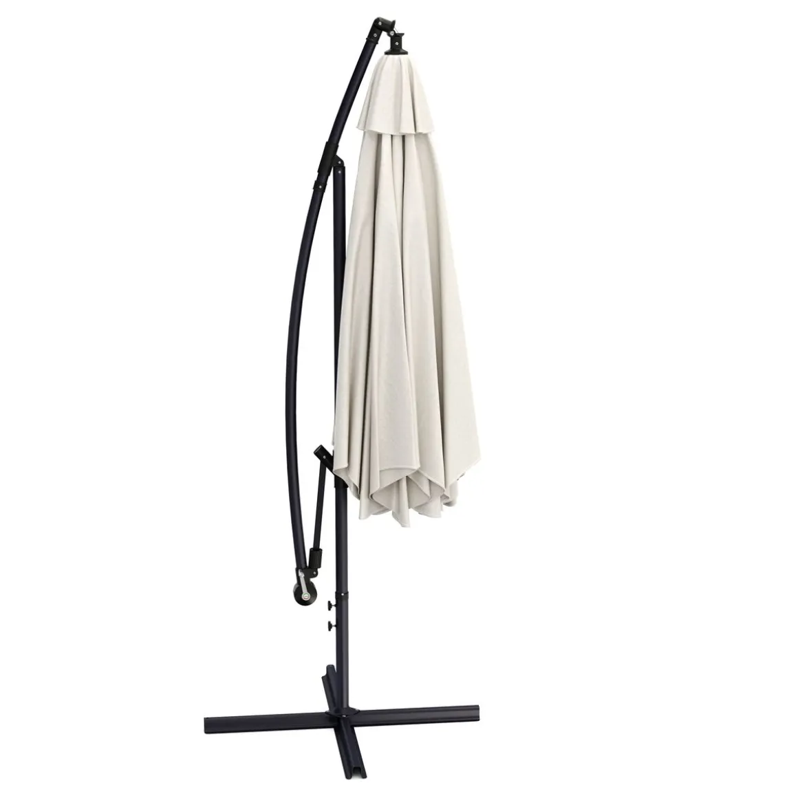 Sonnenschirm Ampelschirm SUN 270 cm weiss