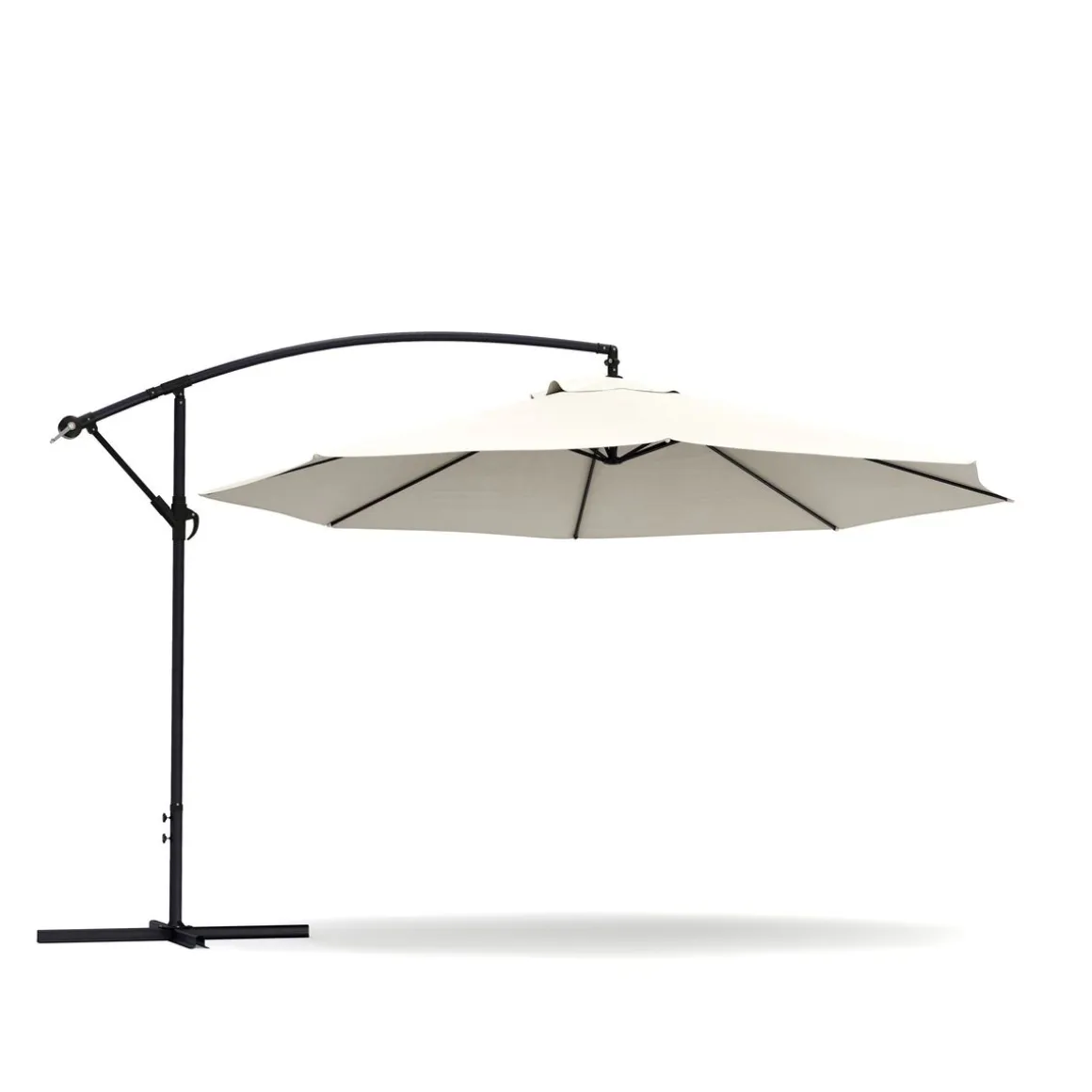 Sonnenschirm Ampelschirm SUN 270 cm weiss