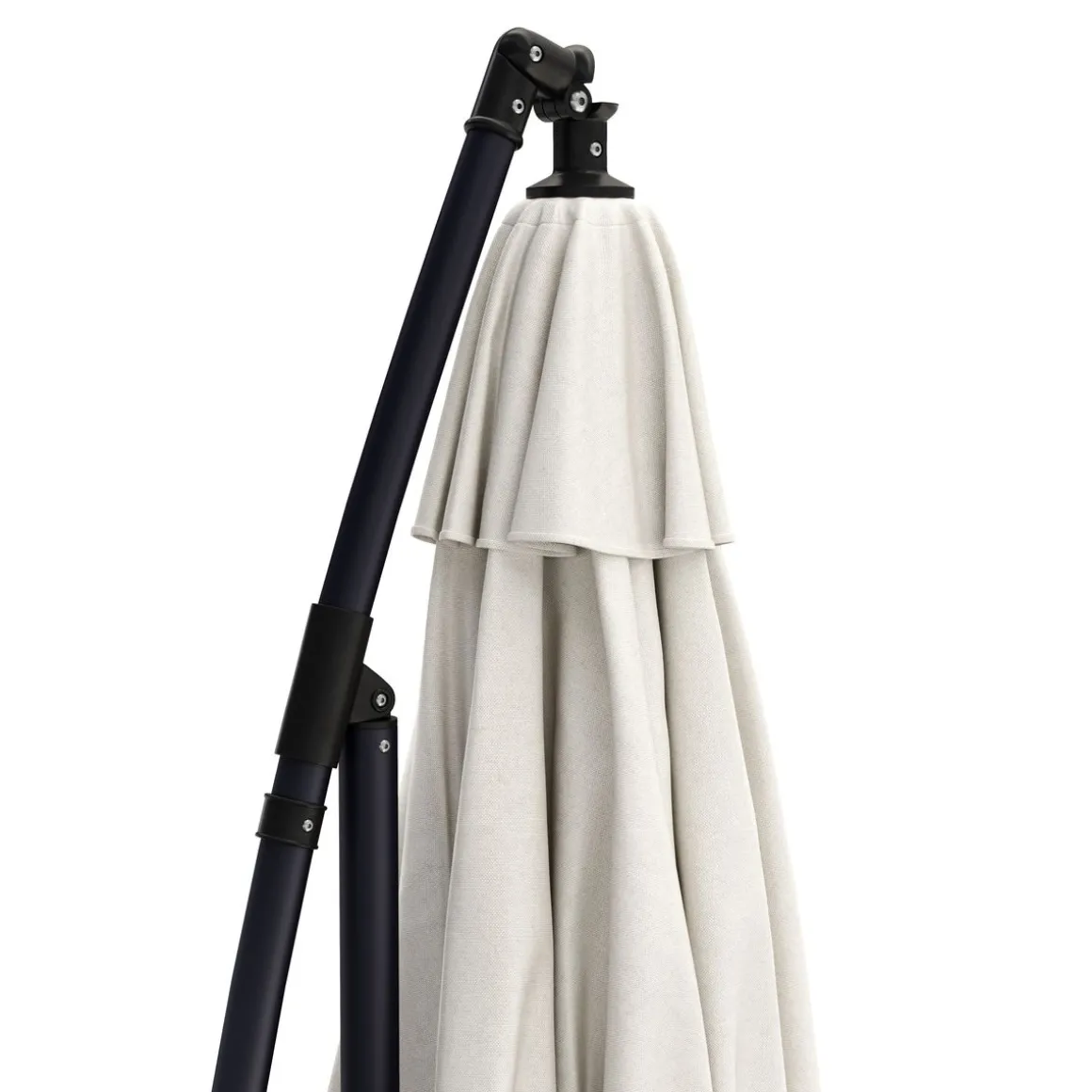 Sonnenschirm Ampelschirm SUN 270 cm weiss