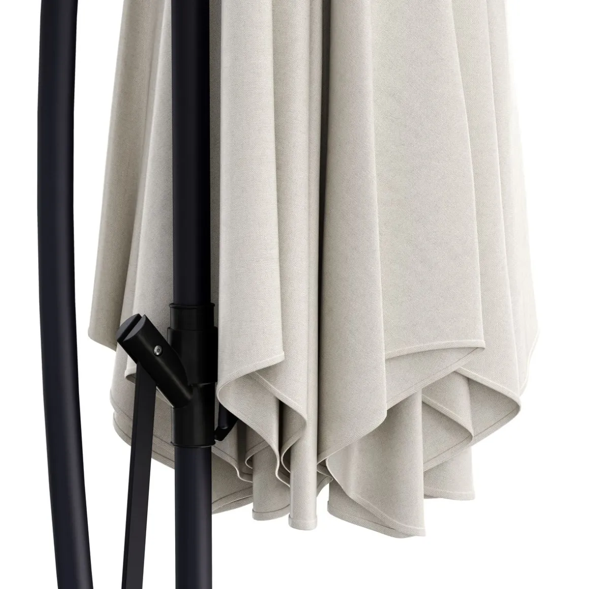 Sonnenschirm Ampelschirm SUN 270 cm weiss