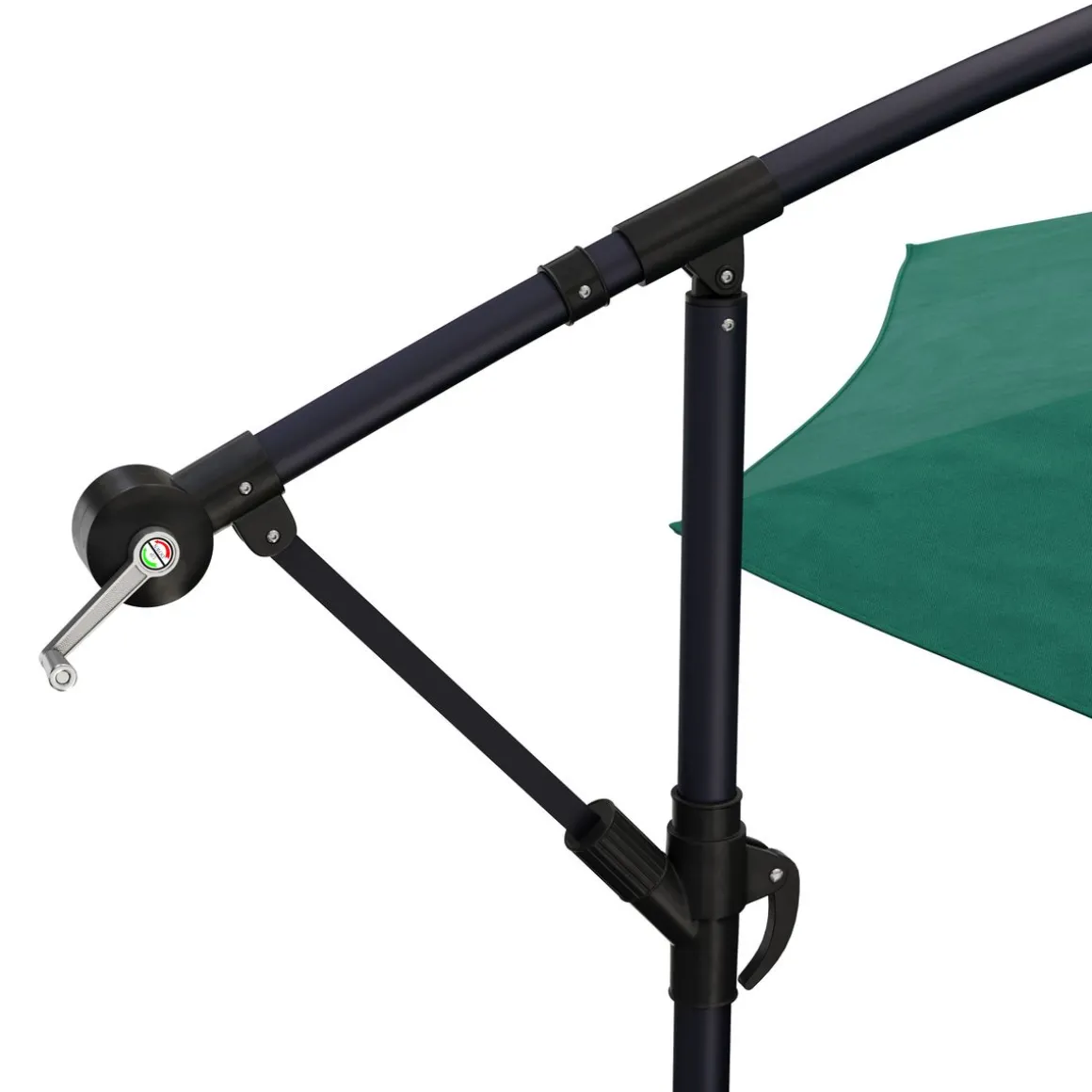 Sonnenschirm Ampelschirm SUN 300 cm grün