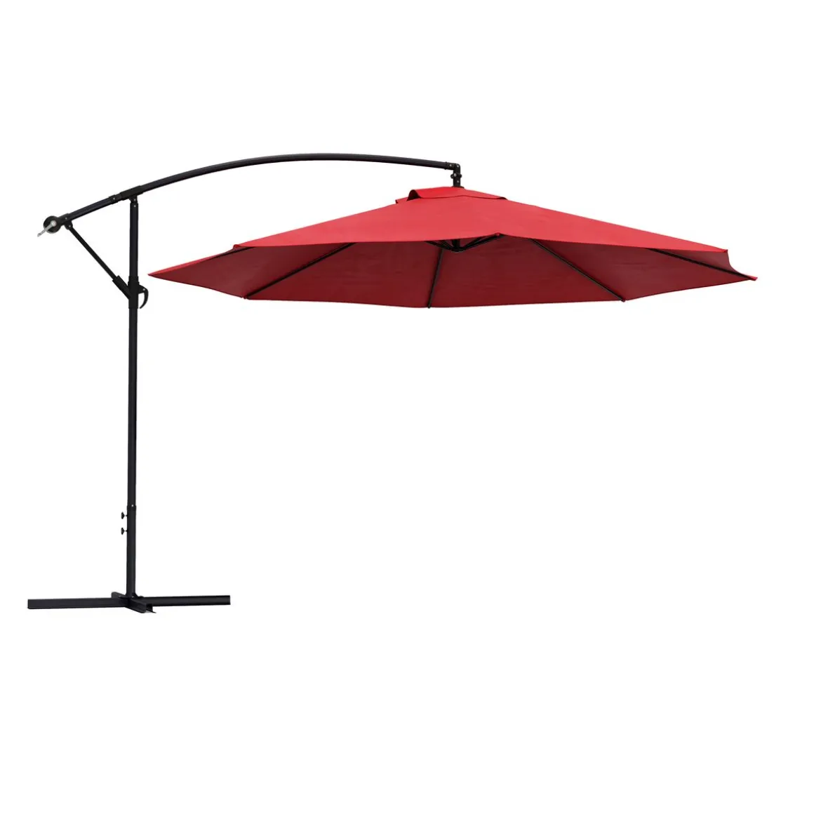 Sonnenschirm Ampelschirm SUN 350 cm rot
