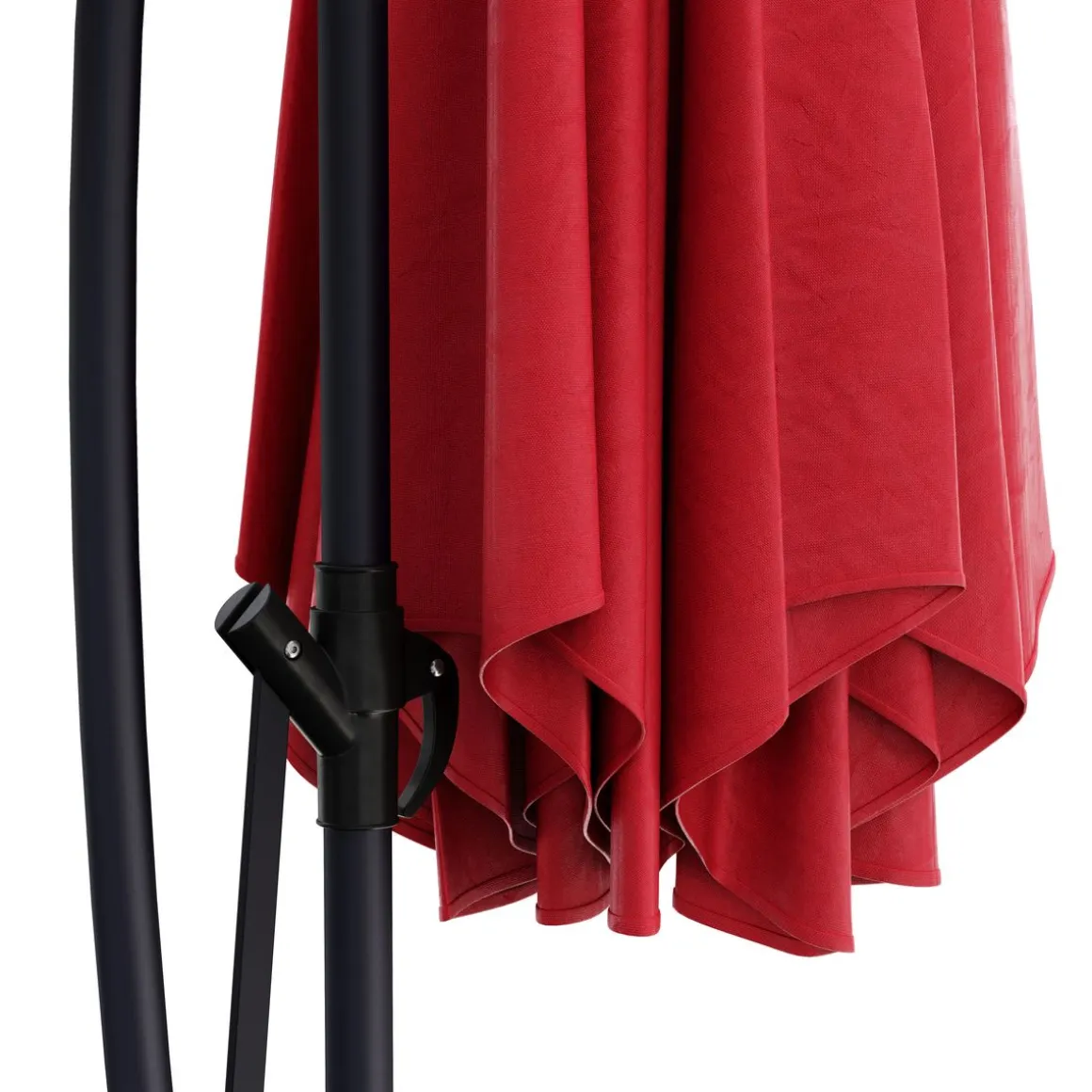 Sonnenschirm Ampelschirm SUN 350 cm rot
