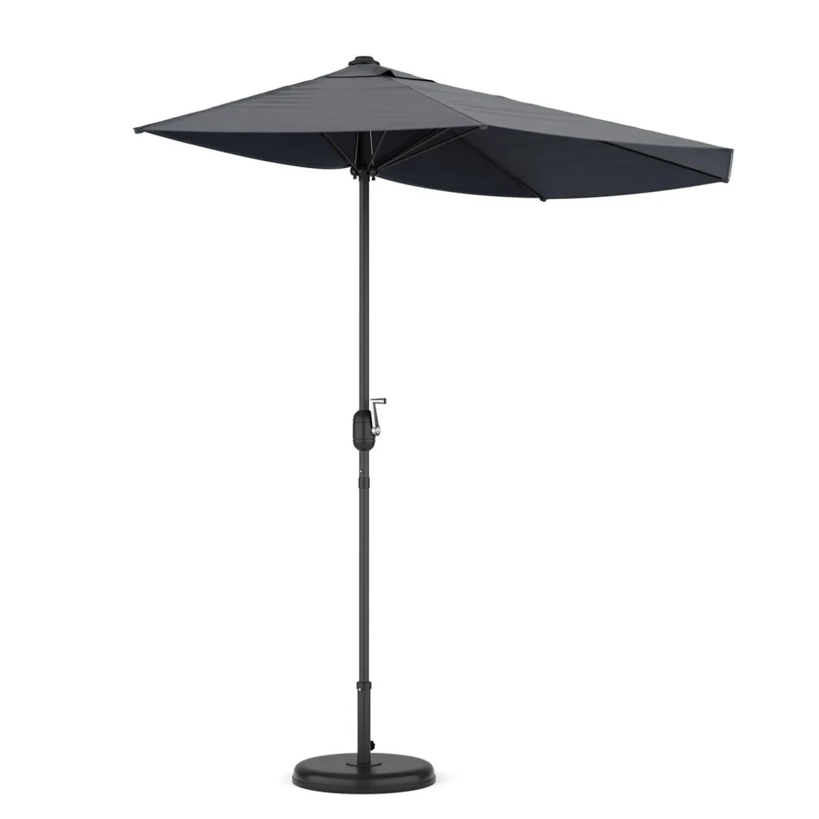 Sonnenschirm halbrund 260 cm anthrazit