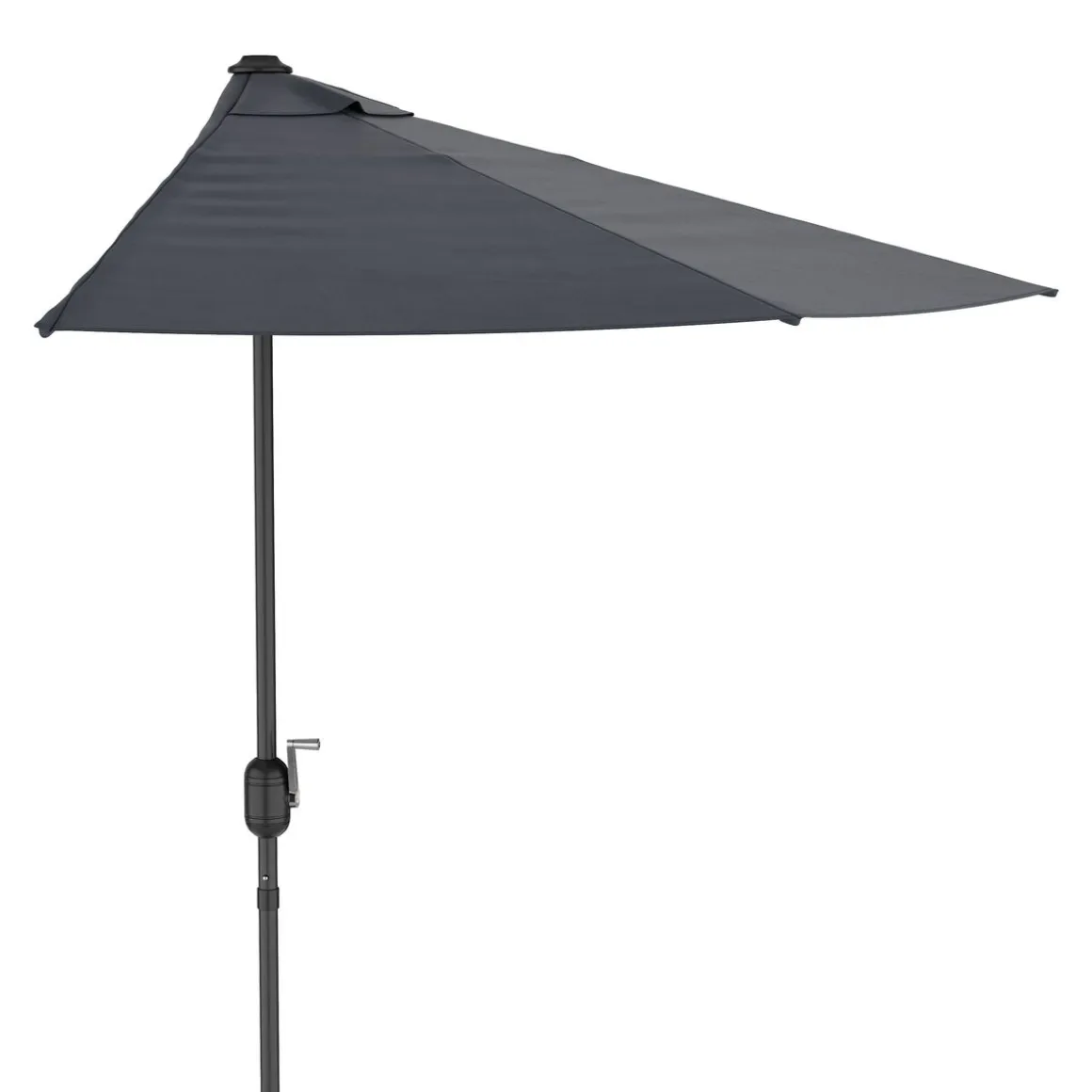 Sonnenschirm halbrund 260 cm anthrazit