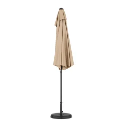 Sonnenschirm halbrund 260 cm beige