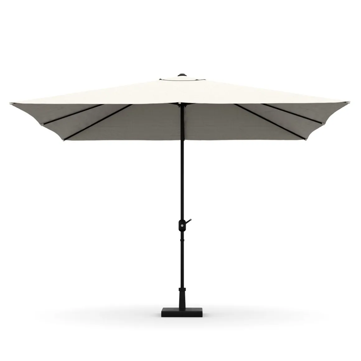Sonnenschirm NOYA 300 x 300 cm weiss