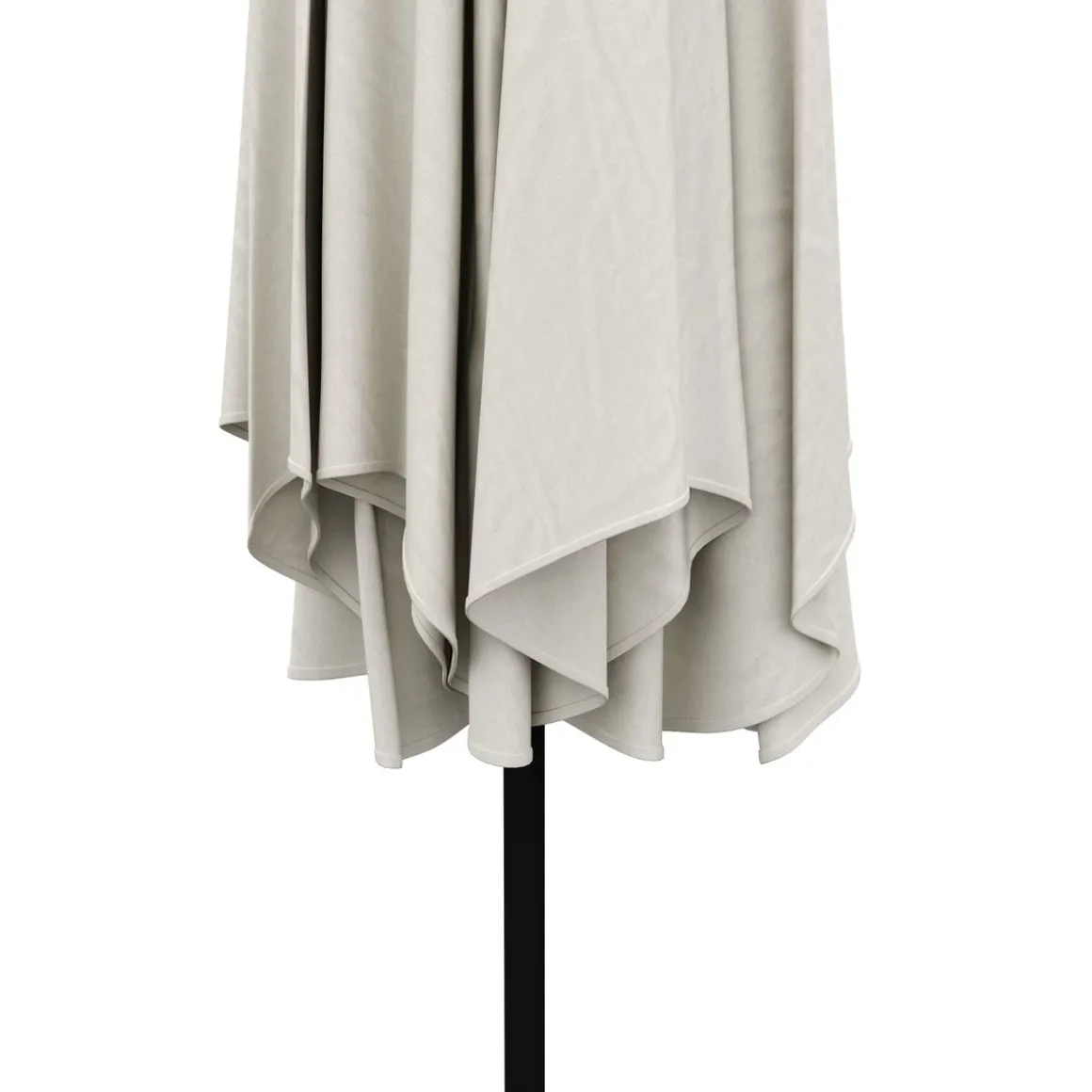 Sonnenschirm NOYA 300 x 200 cm weiss