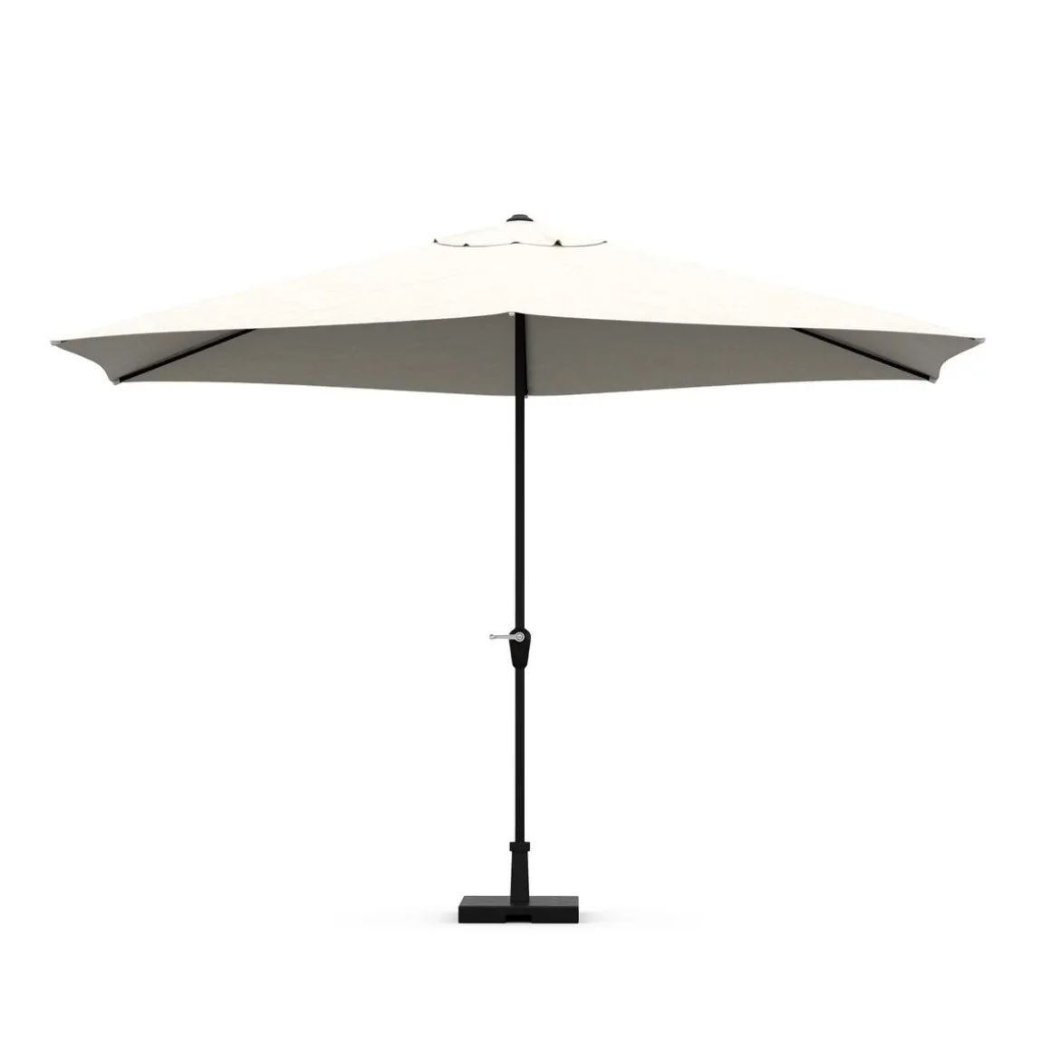 Sonnenschirm NOYA 300 x 200 cm weiss