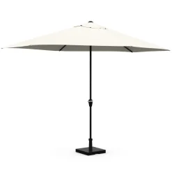 Sonnenschirm NOYA 300 x 200 cm weiss