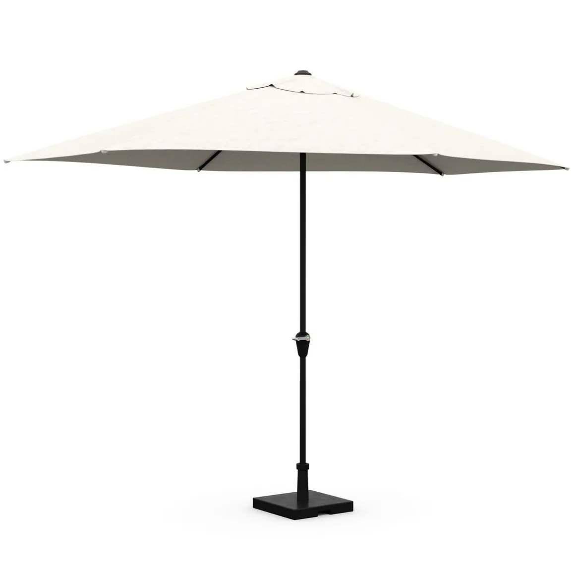 Sonnenschirm NOYA 300 x 200 cm weiss