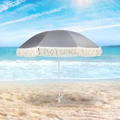 Sonnenschirmständer mit Bodendübel weiss