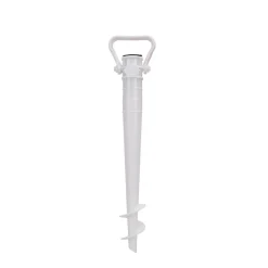 Sonnenschirmständer mit Bodendübel weiss