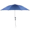 Sonnenschirm Strandschirm mit Erdspiess 240 cm blau
