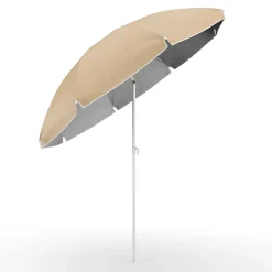 Sonnenschirm Strandschirm PAL 180 cm hellbraun