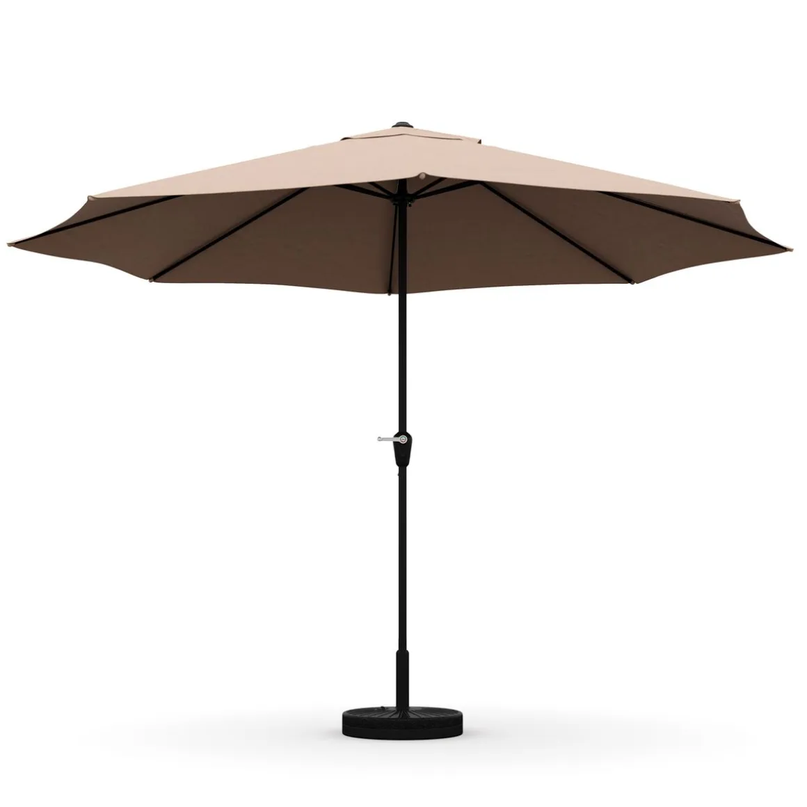 Sonnenschirm SUNA 350 cm braun | GONSER.CH
