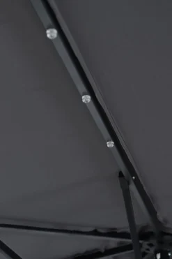 Sonnenschirm VAY mit LED 300 cm anthrazit