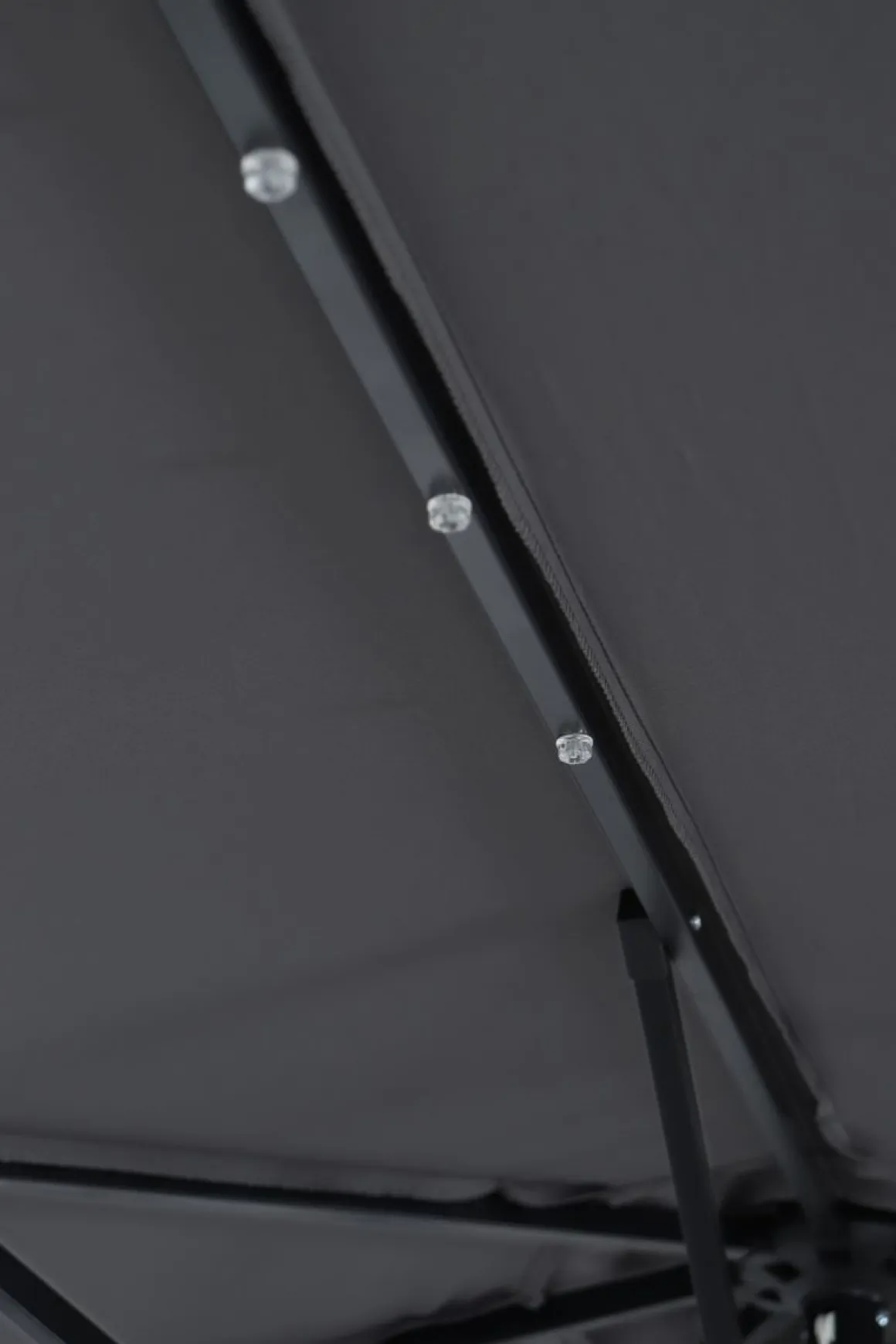 Sonnenschirm VAY mit LED 300 cm anthrazit