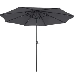Sonnenschirm VAY mit LED 300 cm anthrazit