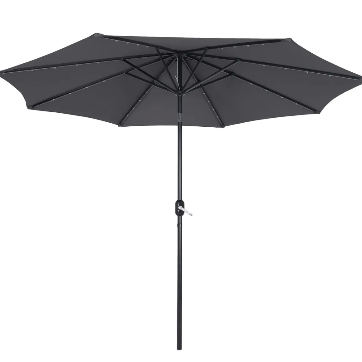 Sonnenschirm VAY mit LED 300 cm anthrazit