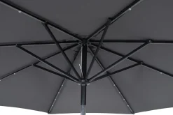 Sonnenschirm VAY mit LED 300 cm anthrazit