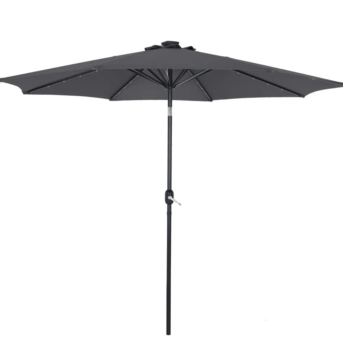 Sonnenschirm VAY mit LED 300 cm anthrazit