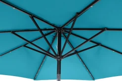 Sonnenschirm VAY mit LED 300 cm blau