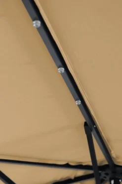 Sonnenschirm VAY mit LED 300 cm braun