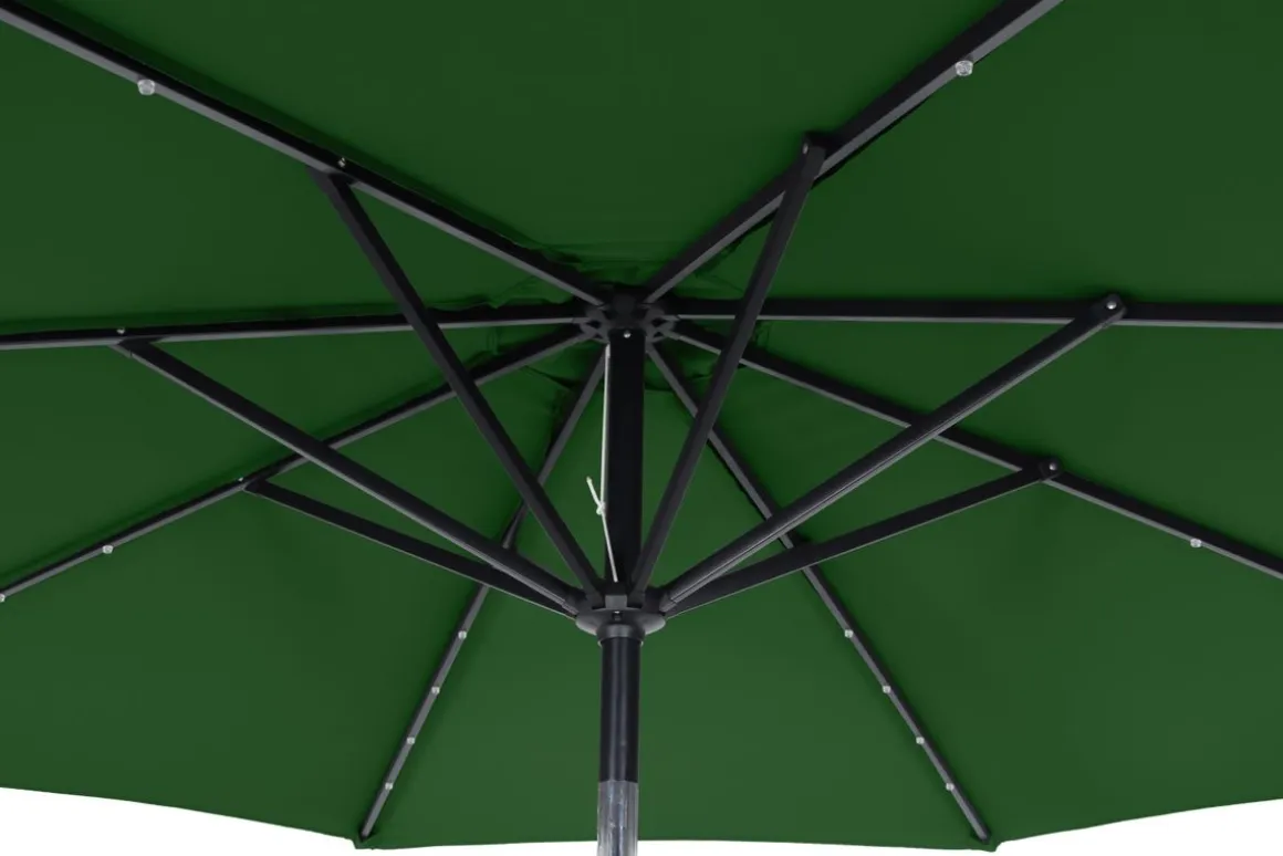 Sonnenschirm VAY mit LED 300 cm grün