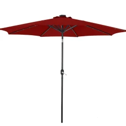 Sonnenschirm VAY mit LED 300 cm rot