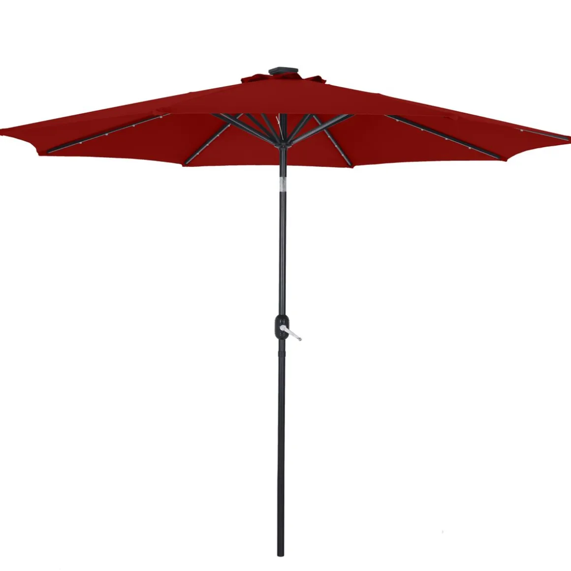 Sonnenschirm VAY mit LED 300 cm rot
