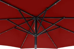 Sonnenschirm VAY mit LED 300 cm rot
